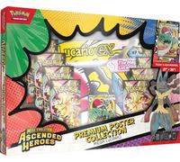 Pokémon TCG : Mega Evolution - Collection d'affiches haut de gamme Ascended Heroes - Mega Lucario (1 carte promotionnelle en aluminium, 1 affiche double face et 10 boosters)