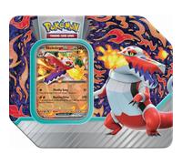 Pokemon TCG: PALDEA PARTENERS SKELEDIRGE EX TIN - 5 PROMPOS PACKS