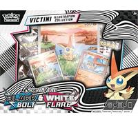 Pokémon TCG Unova Victini Illustration Collection, 1 Carte Full-Art Foil, 4 boosters et 1 Carte surdimensionnée Illustration Rare