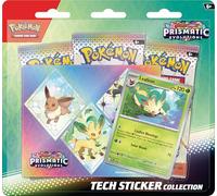 Pokémon-P10405 SV8.5 Tech Sticker Collection Leafeon Adhésif technologique, Dessins animés ou Mosaïque, Prismatic Evolutions, Multicolore