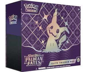 Pokémon TCG : Scarlet & Violet-Paldean Fates Elite Trainer Box (9 boosters, 1 Carte et Accessoires)