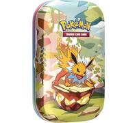 Pokémon – TCG Mini Tin Scarlet & Violet Prismatic Evolutions – 2 boosters et 1 pièce – Jolteon