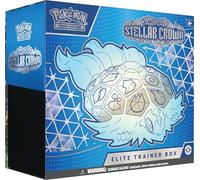 Pokémon TCG : Scarlet & Violet - Stellar Crown Elite Trainer Box (1 Carte intégrale, 9 boosters et Accessoires Haut de Gamme)