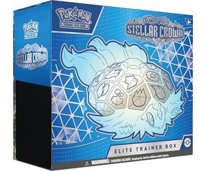 Pokémon TCG : Scarlet & Violet - Stellar Crown Elite Trainer Box (1 Carte intégrale, 9 boosters et Accessoires Haut de Gamme)