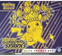 Pokémon TCG : Scarlet & Violet - Surging Sparks Elite Trainer Box (1 Carte Full-Art, 9 boosters et Accessoires Premium)