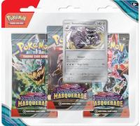 Pokémon TCG : Scarlet & Violet - Twilight Masquerade Lot de 3 Blister: Revavroom (3 boosters et 1 Carte