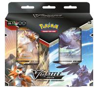 Pokémon Tcg: V Battle Deck Bundle Lycanroc Vs Corviknight 2 X 60 Card Ready To Play Decks