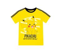 Pokemon Tee Shirt T-Shirt Pikachu | Pikachu Haut 5-6 Ans