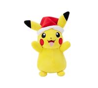 Pokémon Peluche Pikachu édition saisonnière avec bonnet de Père Noël W4