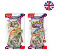Pokemon Trading Card Game Jeu De Cartes A Collectionner Ecarlate Et Violet Blister 2 Pokemon Anglais