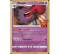 Pokemon Trick or Trade - Gengar - Règne de refroidissement 057/198 - Carte Holo rare - Tampon d'Halloween