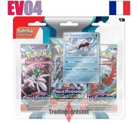 Pokémon - Tripack de 3 boosters EV04 Faille Paradoxe : Cryodo