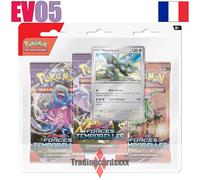 Pokémon - Tripack de 3 boosters EV05 Forces Temporelles : Motorizard