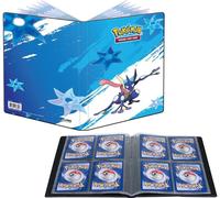 Ultra PRO - Greninja Portefeuille 4 poches pour Pokémon, organisateur de cartes de jeu à collectionner et accessoires de rangement