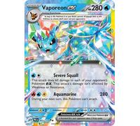 Pokemon - Vaporeon ex 023/131 - Évolutions prismatiques - Double Rare - Carte Unique Foil