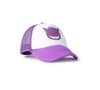 Pokémon Casquette à visière incurvée réglable Gengar en Violet | Chapeau de Protection Solaire Unisexe pour Adultes | Vêtements d'été décontractés | Fermeture à Pression | Style de Dessin animé