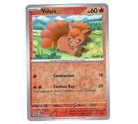 Pokemon - Vulpix 028/197 - Flammes d'obsidienne - Feuille inversée - Carte unique