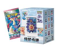 Pokémon Water Ecology Figure Blind Box (Vol. 2) comprenant 2 boosters Pokémon chinois, 1 présentoir Pokémon d'eau à collectionner et 1 carte Pokémon rare inversée That Mouse Fashion