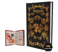 Pokenatomy Guide Calendrier de bureau - Le compagnon ultime d'étude de biologie Po-ke, impression HD, 200 pages couvrant 100 personnages classiques, cadeaux d'anniversaire éducatifs pour les fans, les