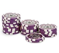 POKEO Rouleau 25 jetons Laser Deluxe 500 Violet