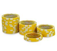 POKEO Rouleau 25 jetons Laser Las Vegas $1000 Jaune