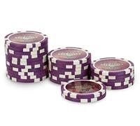 POKEO Rouleau 25 jetons Laser Las Vegas $500 Violet