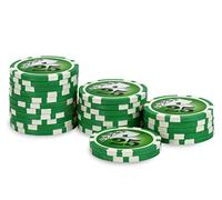 POKEO Rouleau 25 jetons Royal Flush 25 Vert