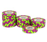 POKEO Rouleau de 25 jetons Deluxe 500$