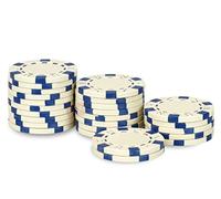 POKEO Rouleau de 25 jetons Dice Blanc