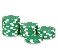 POKEO Rouleau de 25 jetons Dice Vert