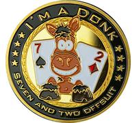 Poker card guard i m ´ donk a "en plaqué or