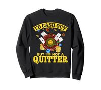 Poker Casino J'encaisserais mais je ne suis pas un joueur de poker qui abandonne Sweatshirt