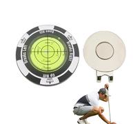 Poker Chip Golf Marker - Golf Slopee Reader | Golf Ball Marker | High Precision Reader Ball Marker Golf | Golf Green Reader Tool | Golf Training Equipment with Hat Clip for Women Men And Golf Lovers