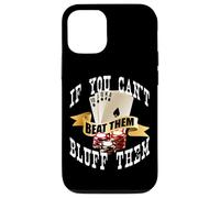 Poker If You Can't Beat Them Bluff Them Las Vegas Coque pour iPhone 12/12 Pro