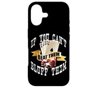 Poker If You Can't Beat Them Bluff Them Las Vegas Coque pour iPhone 17