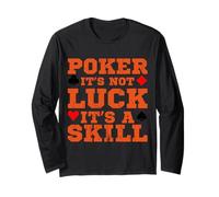 Poker Is Not Luck It's a Skill Card Game Casino Manche Longue