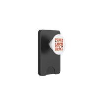 Poker Is Not Luck It's a Skill Card Game Casino PopSockets PopWallet pour MagSafe