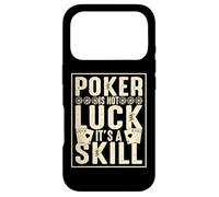 Poker is Not Luck Its A Skill Coque pour iPhone 17 Pro