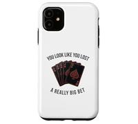 Poker Player Cards Joueur de Cartes Drôle Casino Vintage Coque pour iPhone 11
