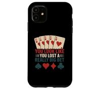 Poker Player Cards Joueur de Cartes Drôle Casino Vintage Coque pour iPhone 11