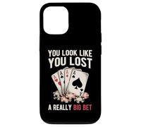 Poker Player Cards Joueur de Cartes Drôle Casino Vintage Coque pour iPhone 12/12 Pro