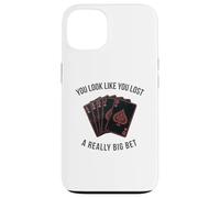 Poker Player Cards Joueur de Cartes Drôle Casino Vintage Coque pour iPhone 13