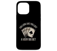 Poker Player Cards Joueur de Cartes Drôle Casino Vintage Coque pour iPhone 13 Pro Max