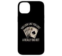 Poker Player Cards Joueur de Cartes Drôle Casino Vintage Coque pour iPhone 14 Plus