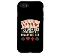 Poker Player Cards Joueur de Cartes Drôle Casino Vintage Coque pour iPhone SE (2020) / 7/8