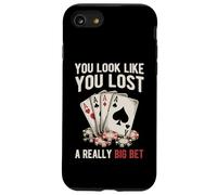 Poker Player Cards Joueur de Cartes Drôle Casino Vintage Coque pour iPhone SE (2020) / 7/8