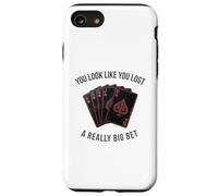 Poker Player Cards Joueur de Cartes Drôle Casino Vintage Coque pour iPhone SE (2020) / 7/8