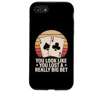 Poker Player Cards Joueur de Cartes Drôle Casino Vintage Coque pour iPhone SE (2020) / 7/8