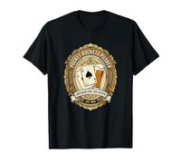Poker Pocket Rockets Pilsner The River Beer Label T-Shirt