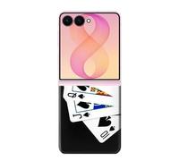 Poker Royal Straight Flush Etui Coque Housse pour Samsung Galaxy Z Flip 8